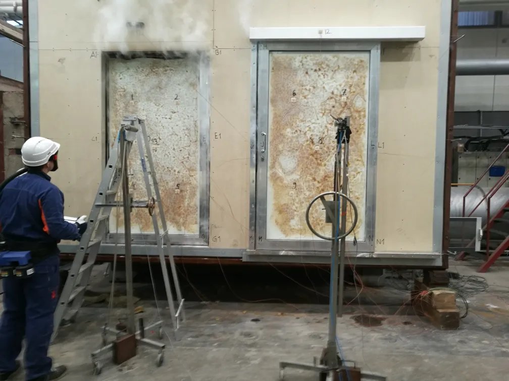 Pocadel FIRE DOORS (B-15 Glazed Single Leaf DELI Sliding Door)