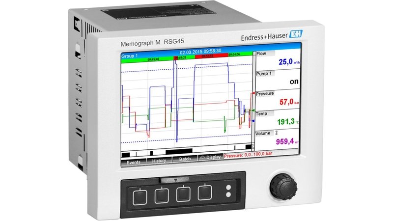 Endress+Hauser Advanced Graphic Data Manager RSG45