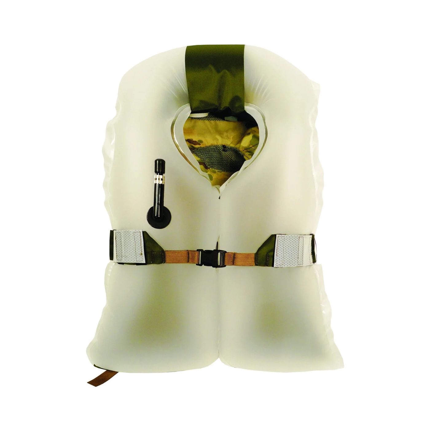 Mustang Survival Inflatable Work Vest Model 1471, Adult Universal, Manually/Automatically inflated, "WORK VEST", Type V PFD, approved "ONLY WHEN WORN".