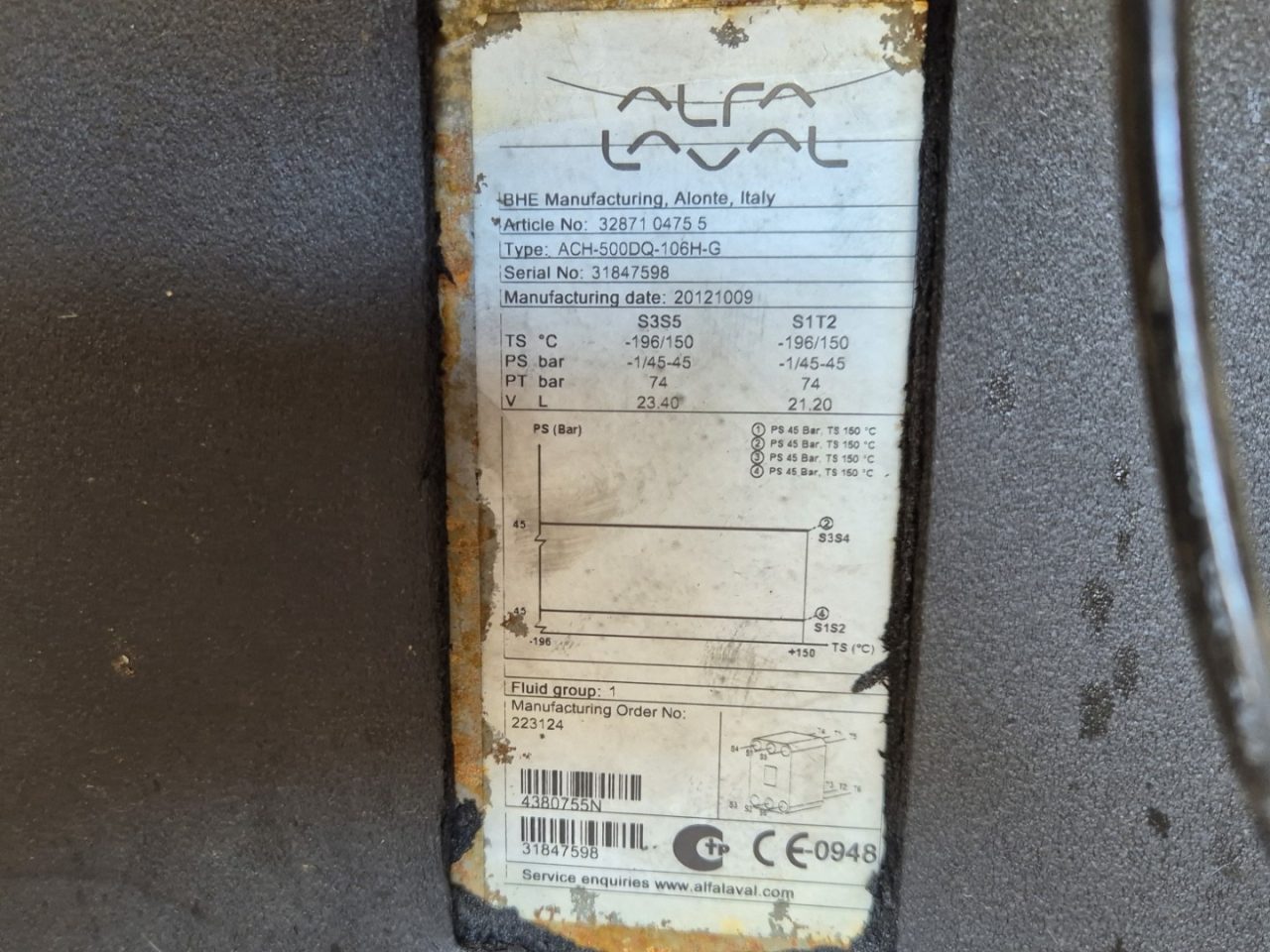 Alfa Laval ACH500-60P