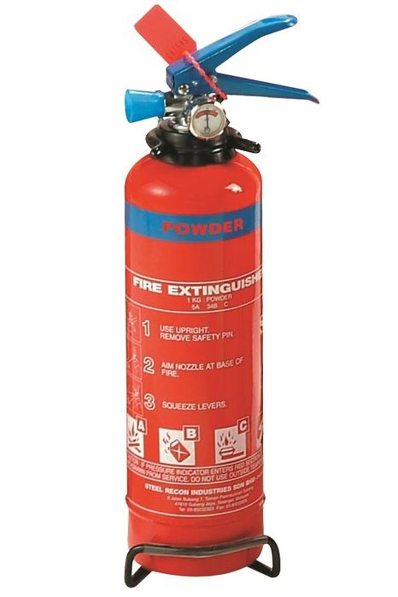  ABC Stored Pressure Fire Extinguisher 2 kg with bracket