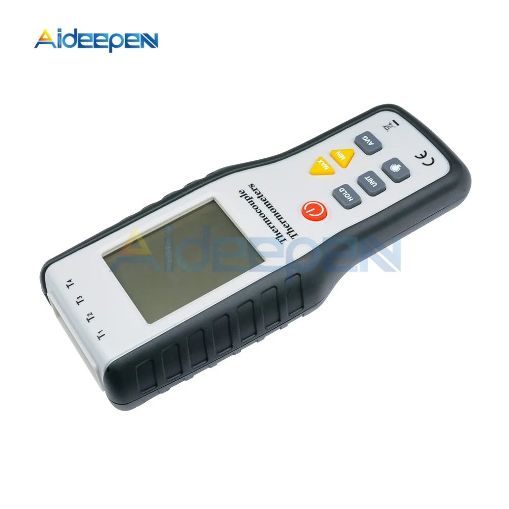 DEIF K: -200 to 1372 °C