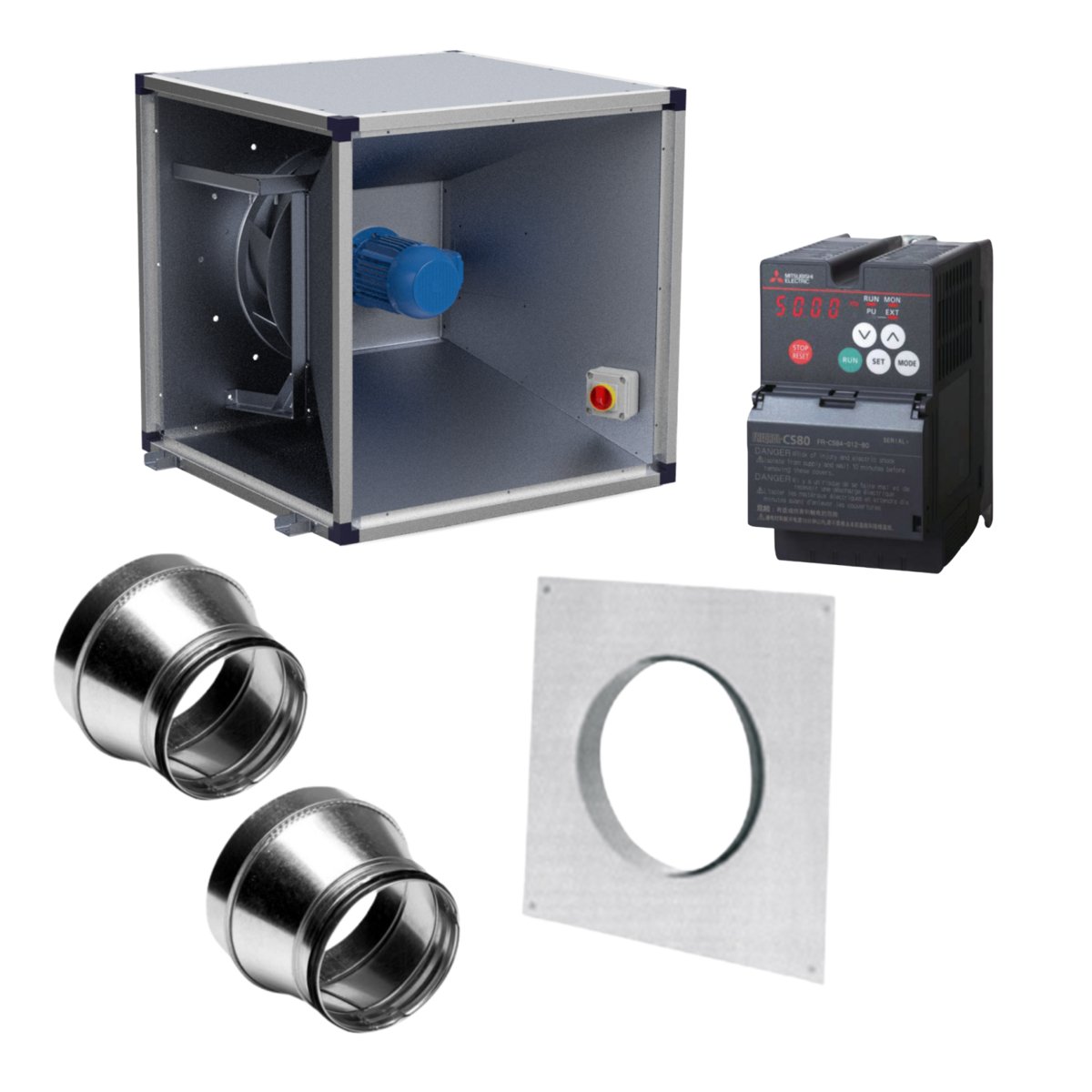 Vortice Marine VM-C Supply 500m3h engine room