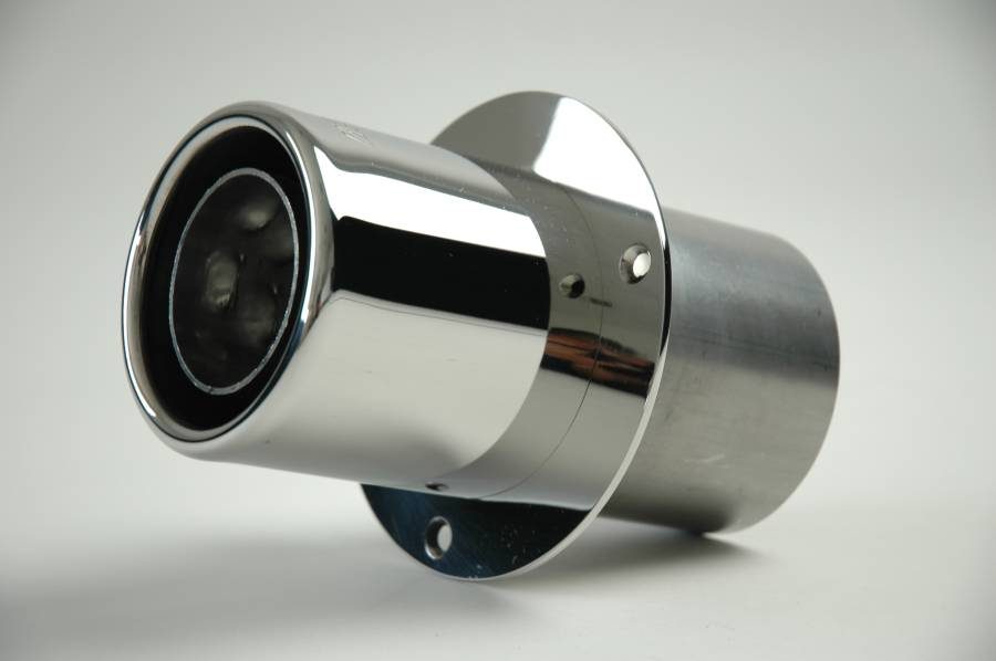 Gibson Performance Marine Power Tip Muffler Transom Mount #310003 (swim-step flange trim)