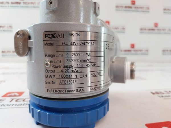 Fuji Electric France S.A.S.U. Pressure transmitters FCX-AII & FCX-AIII