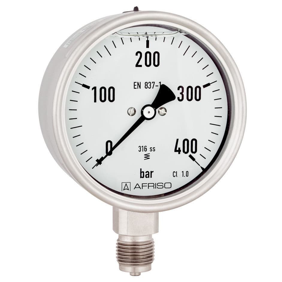 AFRISO Bourdon tube pressure gauge RF100GlySR | 85201641