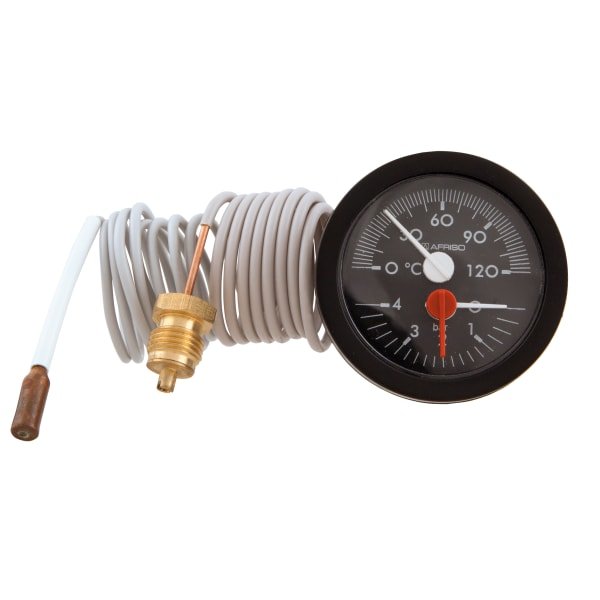 AFRISO combined thermometer/pressure gauge THMK 52 | 67636125
