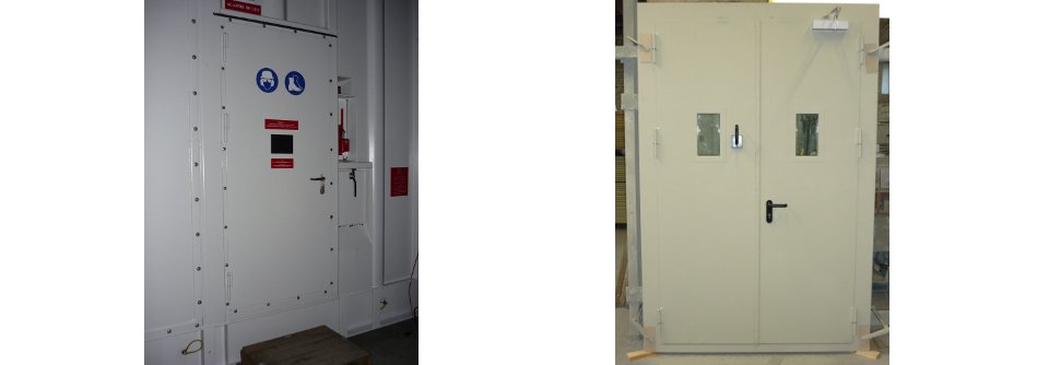 Podszuck Class B-15 single leaf hinged fire door type "LMD-HSL 1-B15"