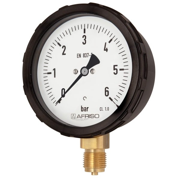 AFRISO Bourdon tube pressure gauge RF100ISR | 85322111