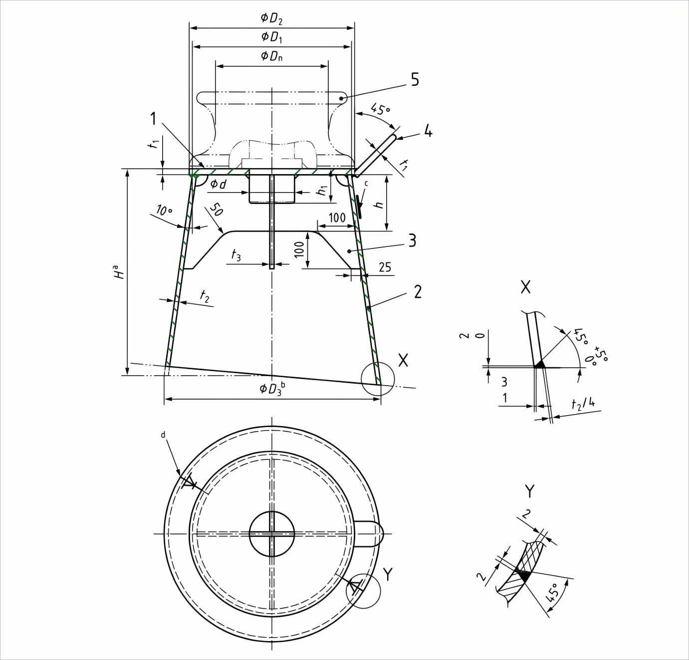 Boomarine ISO 13776 Pedestal Fairlead