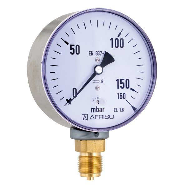 AFRISO Capsule pressure gauges for chemical applications KP100Ch | 35120402