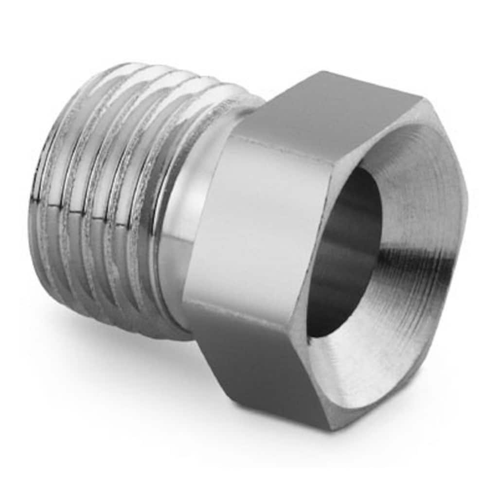 Swagelok 316 Stainless Steel VCR Face Seal Fitting, 1/4 in. Male Nut, Bag of 25, Order in multiples of 25