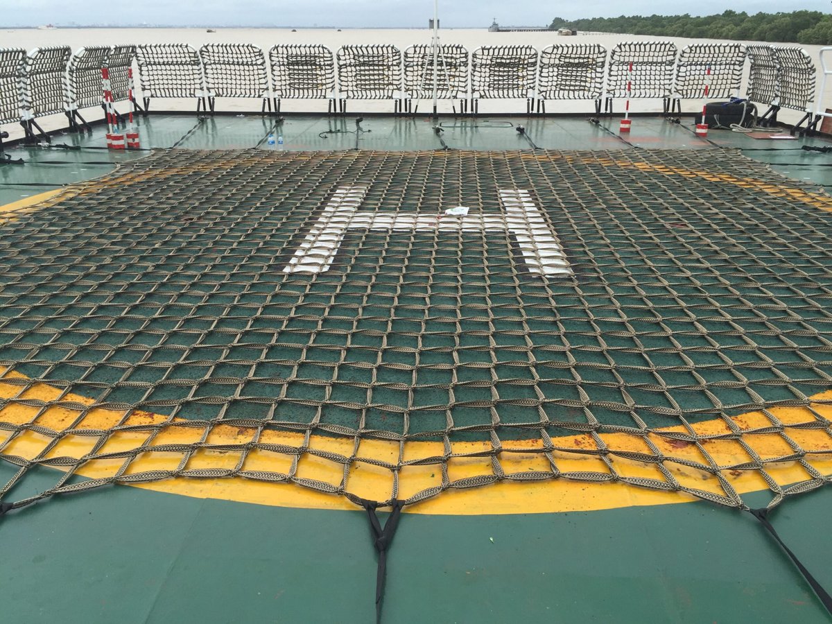 Frictape Net Anti-skid Helicopter Landing Deck Net