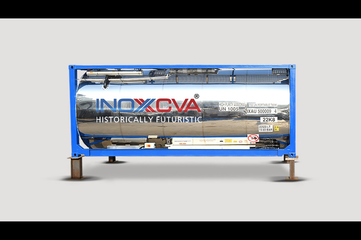 INOX India 20' ISO/CSC Tank container CVA-6K-240-ISO