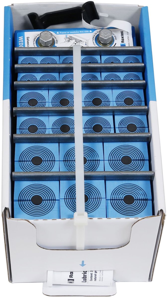 Roxtec International sealing system with Multidiameter: S-series (steel)