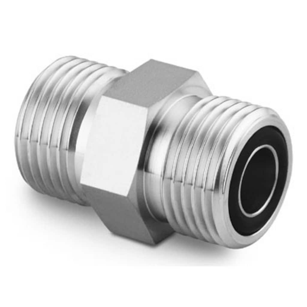 Swagelok Stainless Steel VCO O-Ring Face Seal Fitting, Union, 1/2 in. VCO Fitting