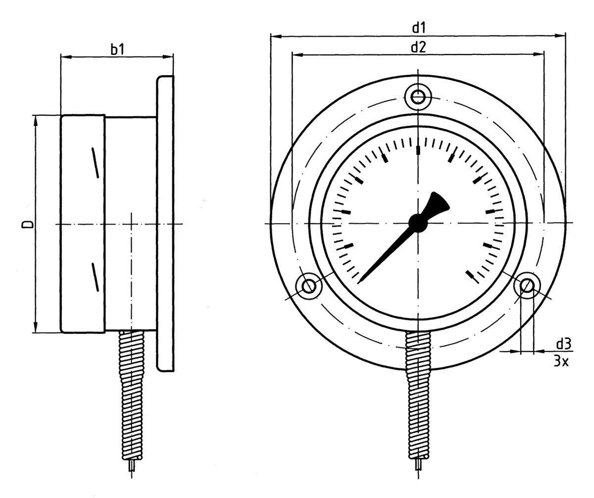 AFRISO Gas filled thermometers FTh 160 Ch | 64391472