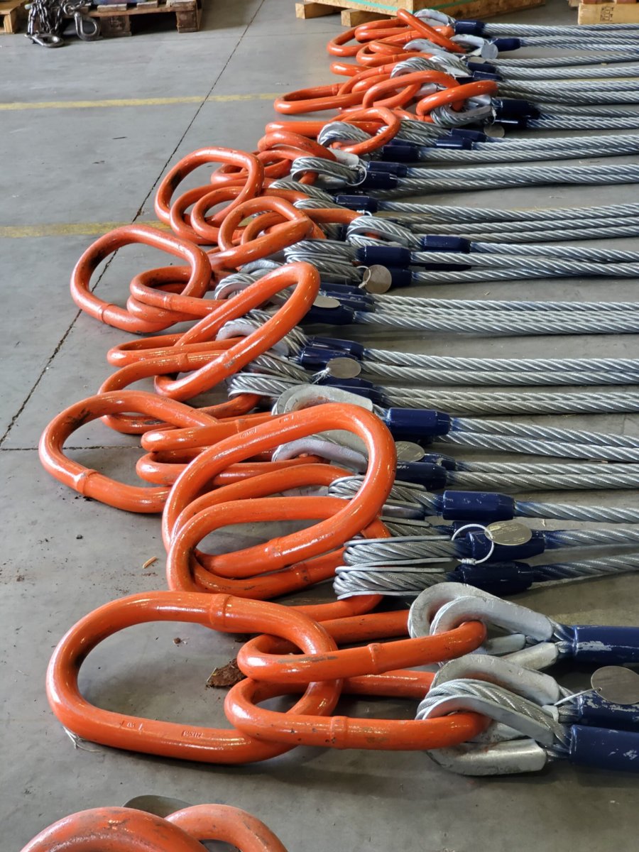Dynamic Crane Service and Fabrication wire rope lifting sets