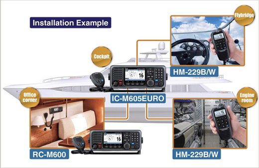 Icom Marine M605EURO