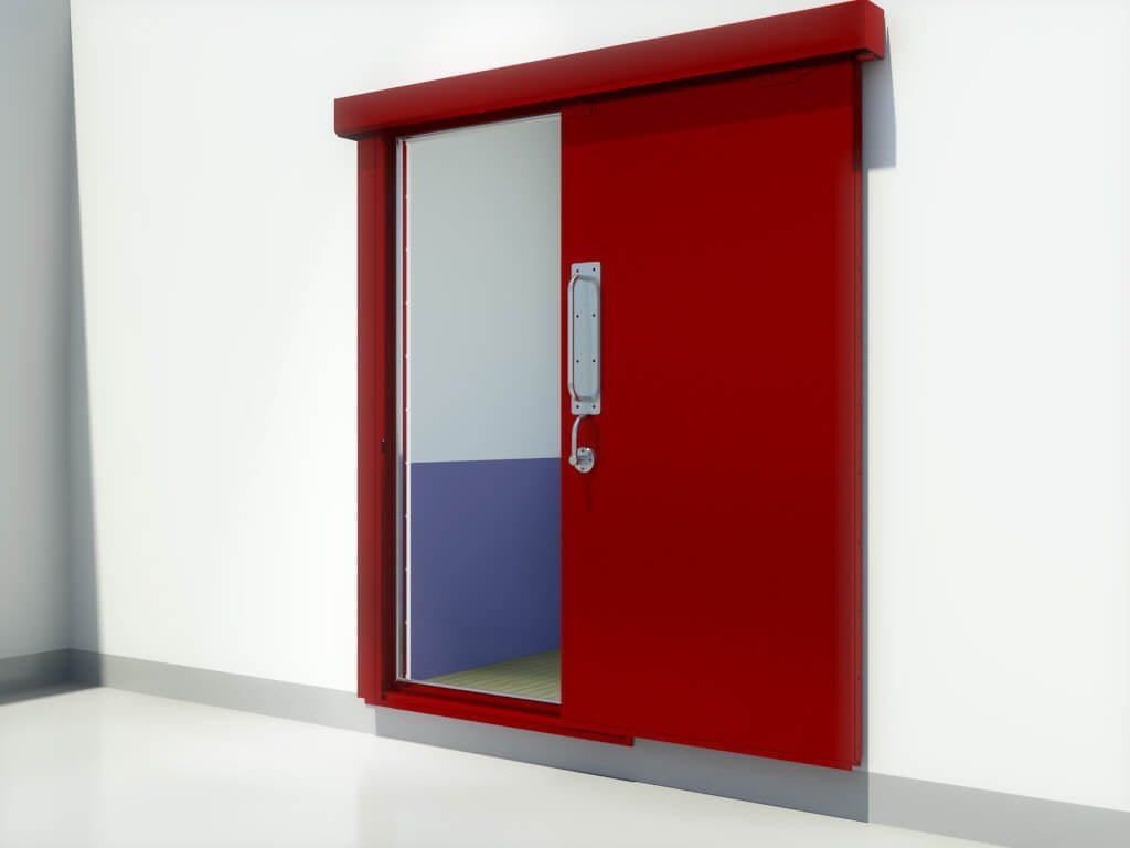 MML Marine A-60 Single Leaf Sliding Door with Window