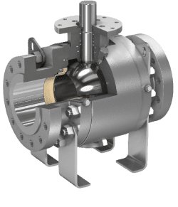Habonim Z91P High Temperature Trunnion Ball Valve 3 Piece up to 327°C (620°F)