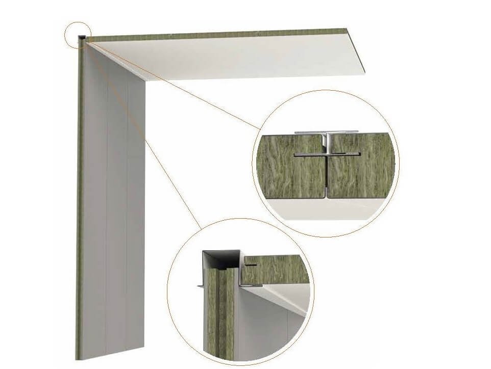 INEXA Interiors TNF-C64 Type B-15 class ceiling (with HAVC and Downlight) and A class deck core compound structur