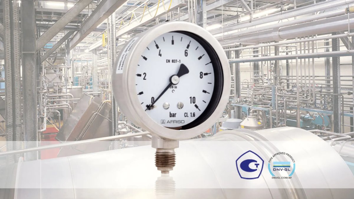 AFRISO Bourdon tube pressure gauges for chemical applications RF50Ch | 85070952