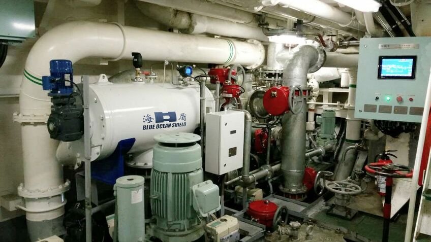 COSCO SHIPPING Heavy Industry Technology (Weihai) Blue Ocean Shield BWMS, model range BOS100(Ex) - BOS3200(Ex)