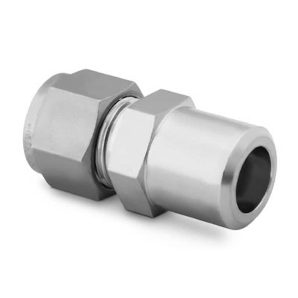 Swagelok Stainless Steel Swagelok Tube Fitting, Male Connector, 3/8 in. Tube OD x 3/4 in. Male Pipe Weld