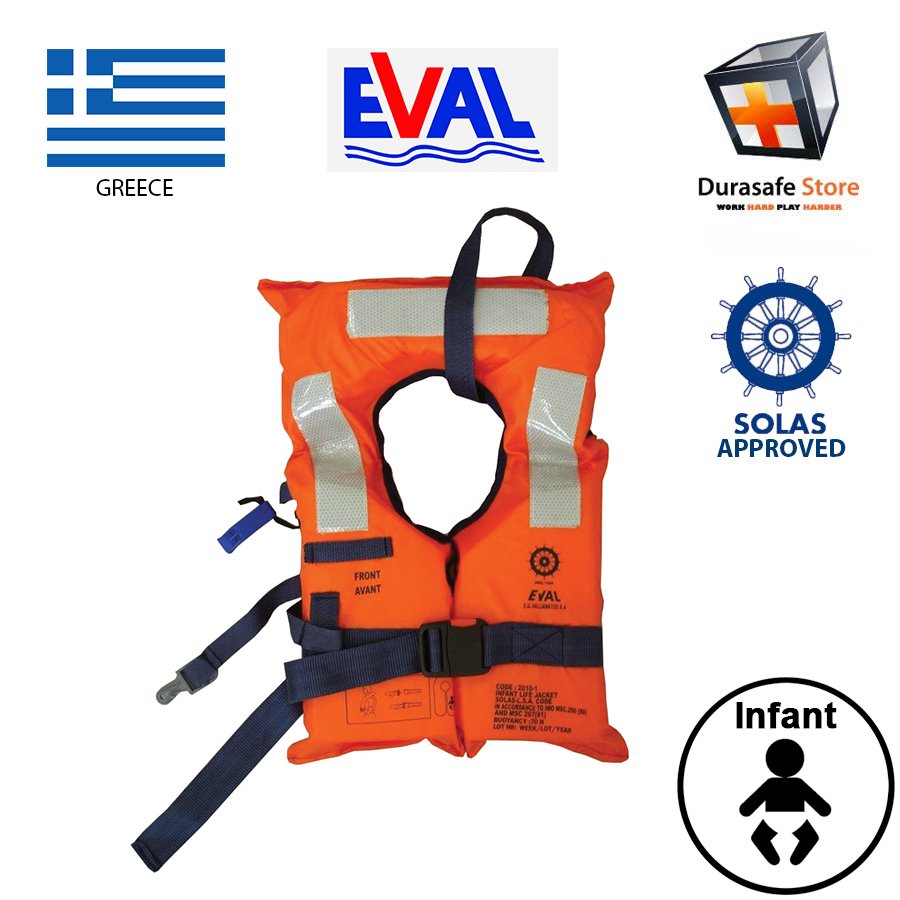 EVAL – E.G. Vallianatos Lifejackets: Adult 2010-3, Child 2010-2, Infant 2010-1