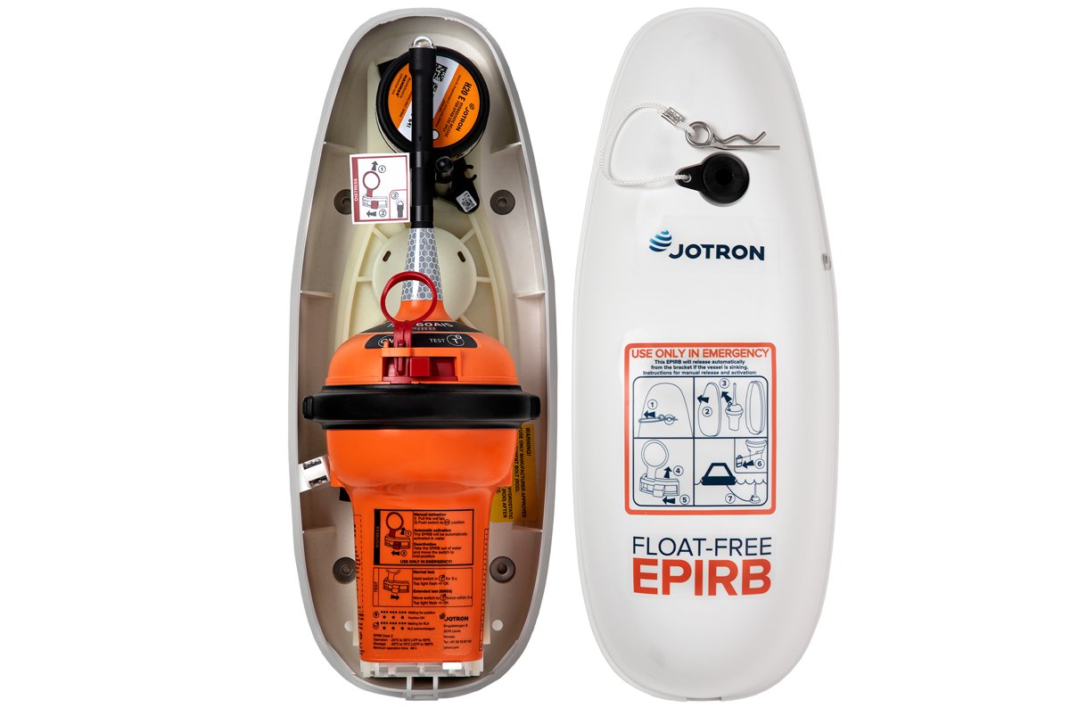 Jotron Tron 60GPS EPIRB with float-free bracket