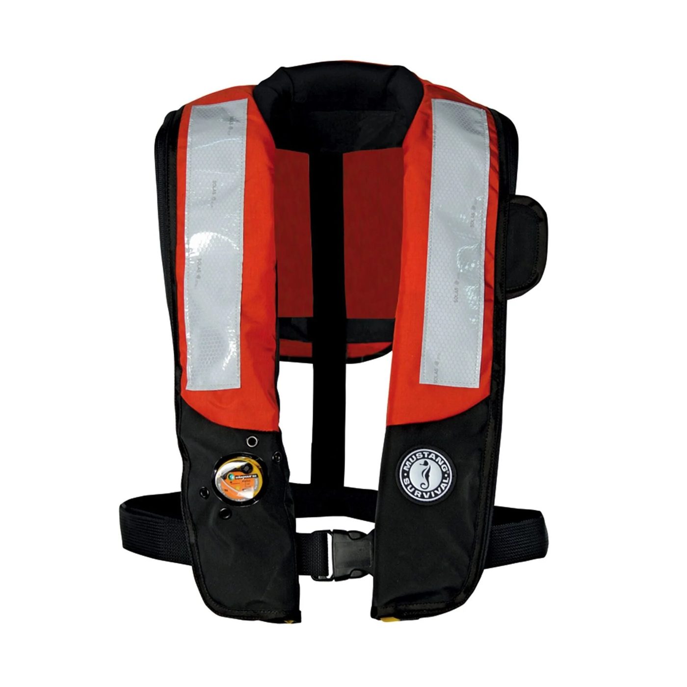 Mustang Survival Model 897-32; Youth; "KAYAKING", "CANOEING", "SAILING", "PADDLING", or "FISHING"; wearable PFD.
