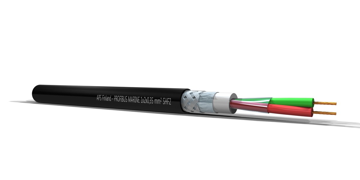 Cables & Connectors Profibus cable 1&2 pairs 0.35mm2 SHF2, Profibus cable 1&2 pairs 0.35mm2 MUD