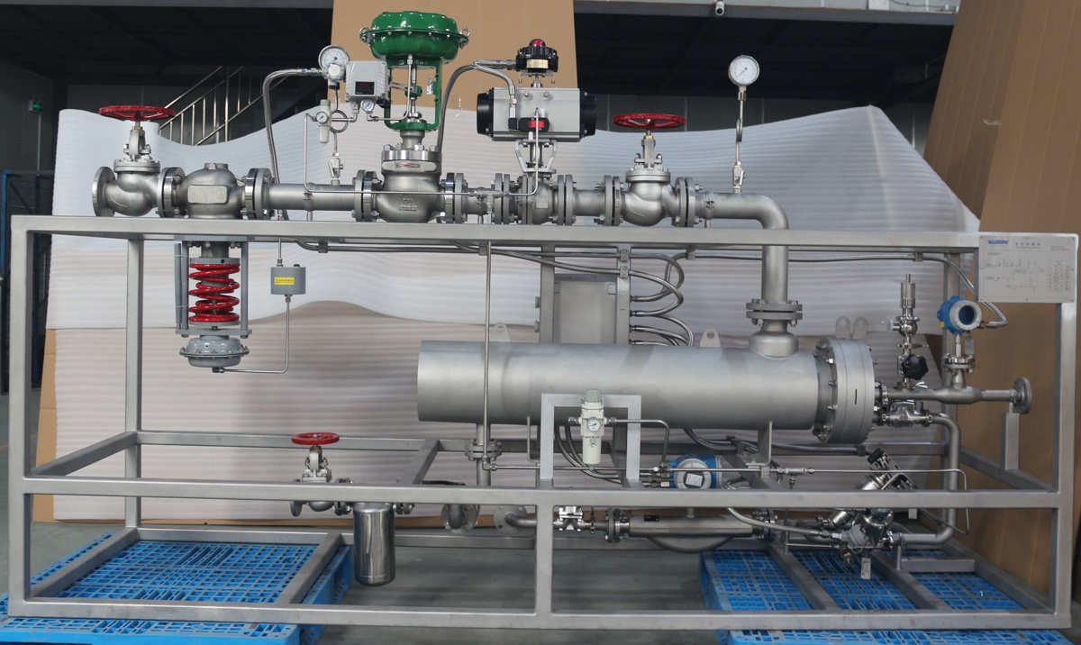 Magnum Technology Center FZE skid for steam heat exchanger