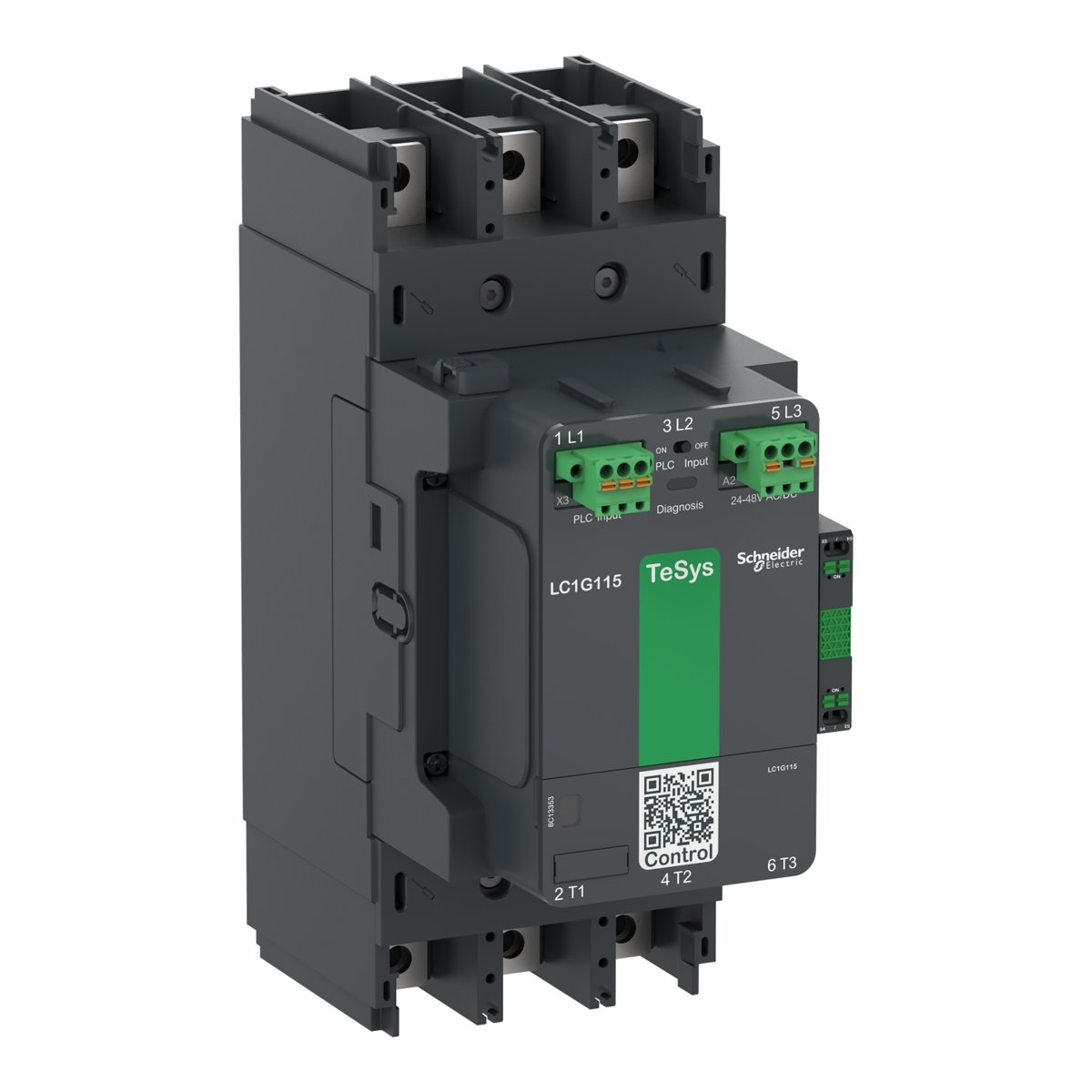 Schneider Electric Industries S.A.S. TeSys Giga - LC1G and associated LA8GN Auxiliary Blocks and LA9GRD Remote Wear Diagnostic Module