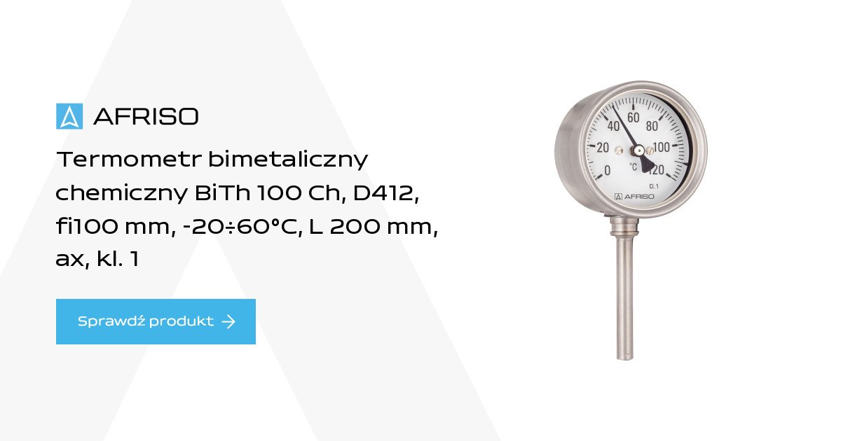 AFRISO bimetal thermometer BiTh 100 Ch | 66810412