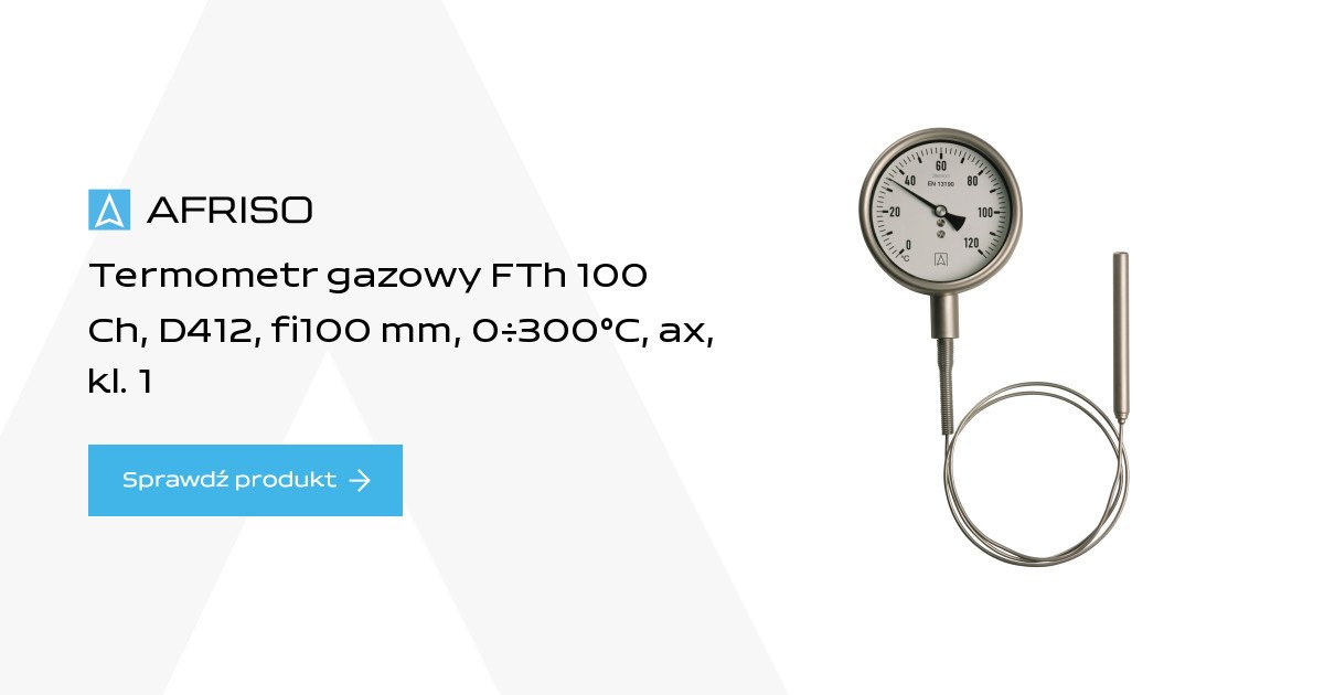 AFRISO Gas filled thermometers FTh 100 Ch | 64389412