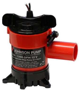 Johnson Pump Cartridge Submersible Bilge Pump 1250 GPH 24V