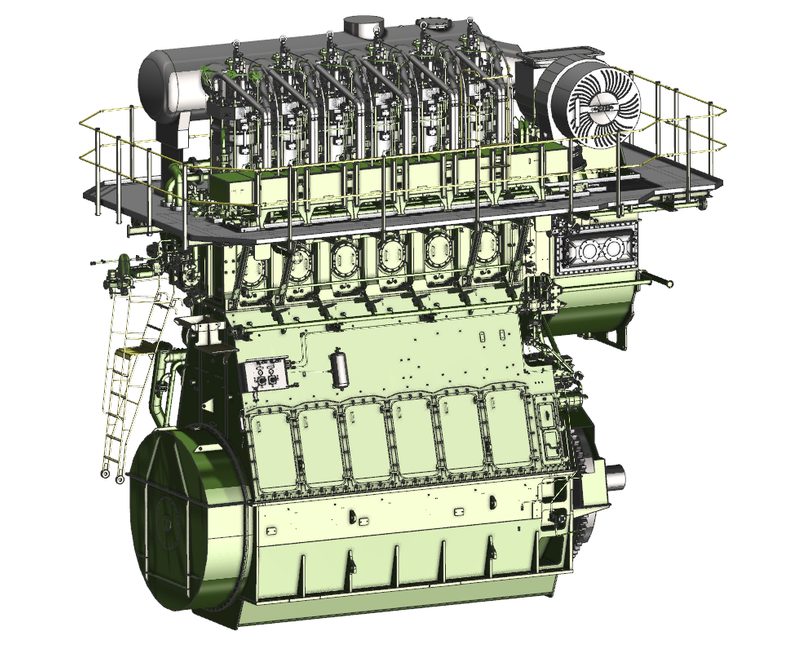 WinGD X62-B Two-Stroke Engine