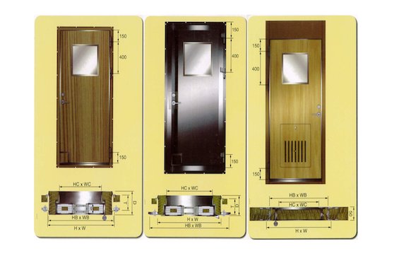 Tianjin Huali Thermal Insulation Building Material HLMA15I Type class A-15 Fire Door