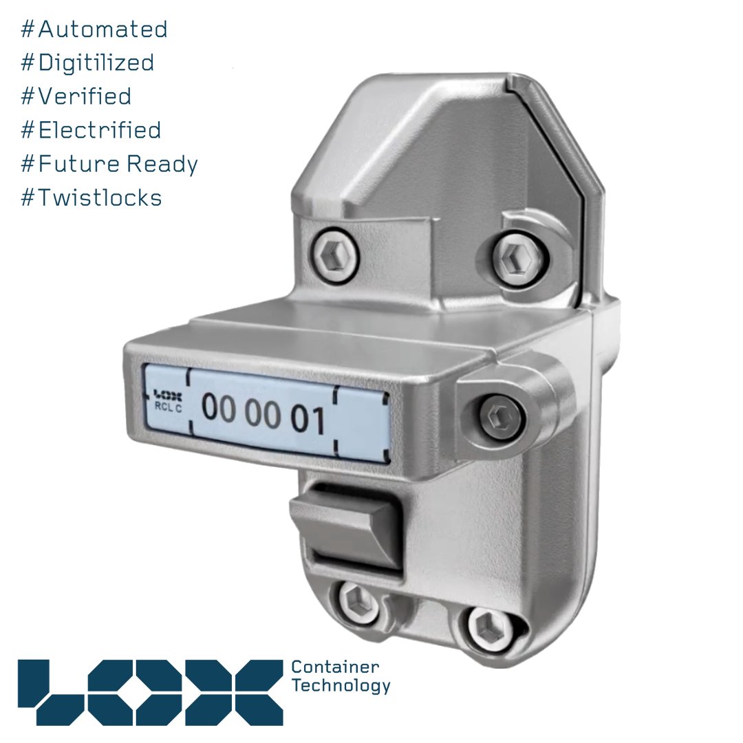 LOX Container Technology securing equipment: Remote Control Lock RCL C / PRO-168 and Trailer Unit / PRO-163