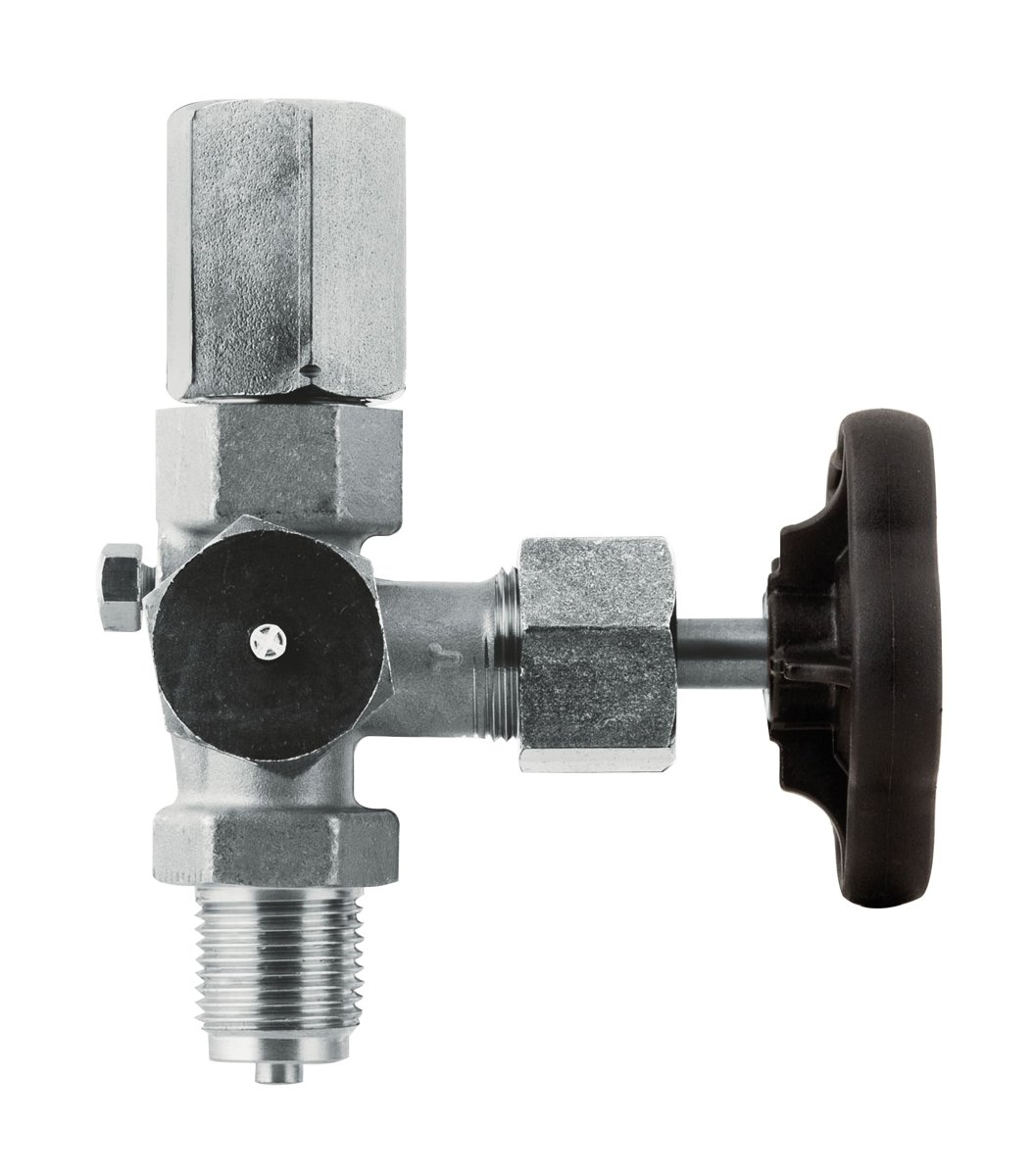 AFRISO pressure gauge shut-off valve with male test connection M20 x 1.5 | 63044