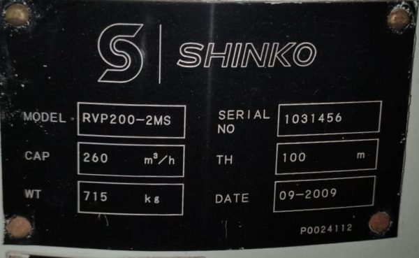 Shinko Industries RVP 10/20