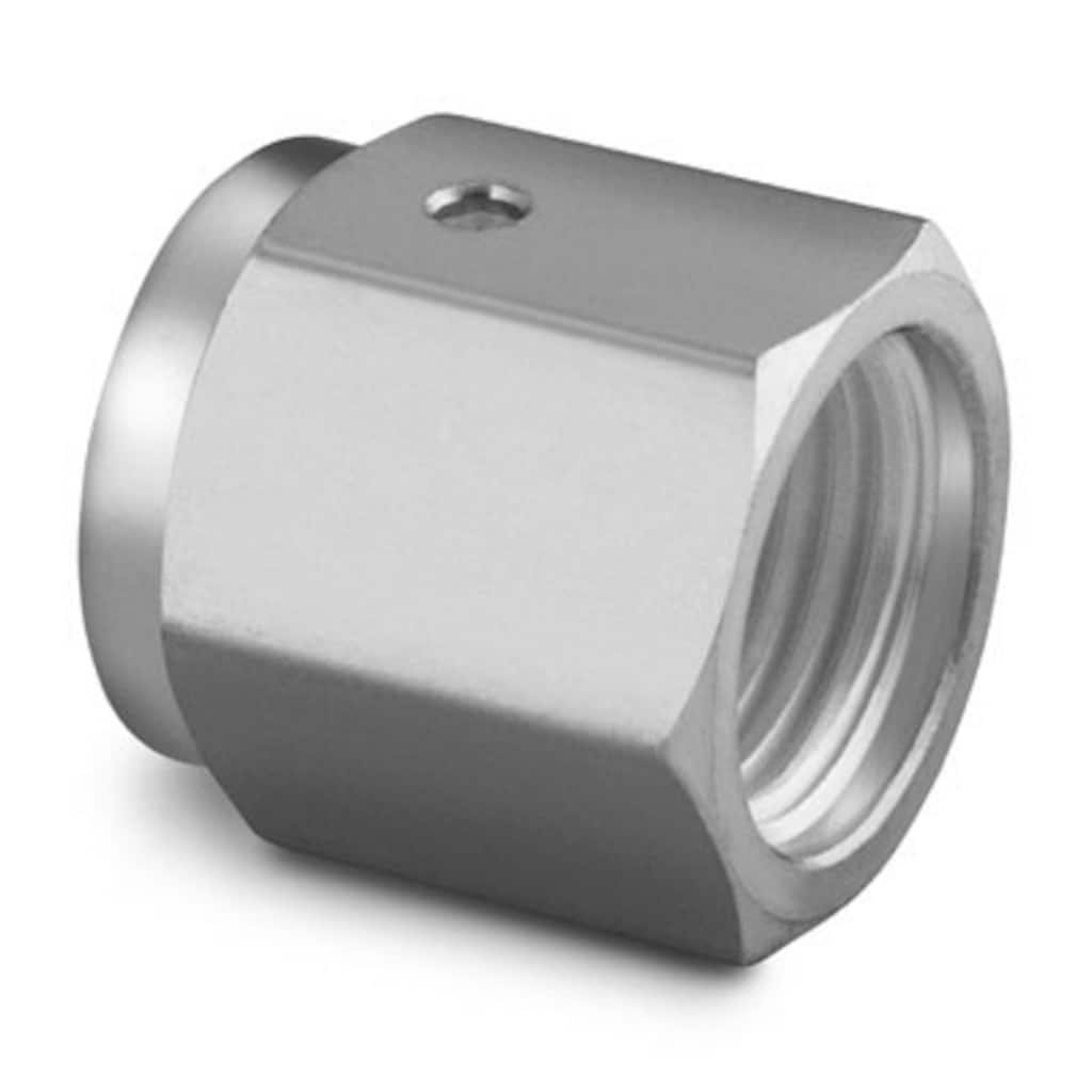 Swagelok 316 Stainless Steel VCR Face Seal Fitting, 1/2 in. Female Nut, Bag of 25, Order in multiples of 25