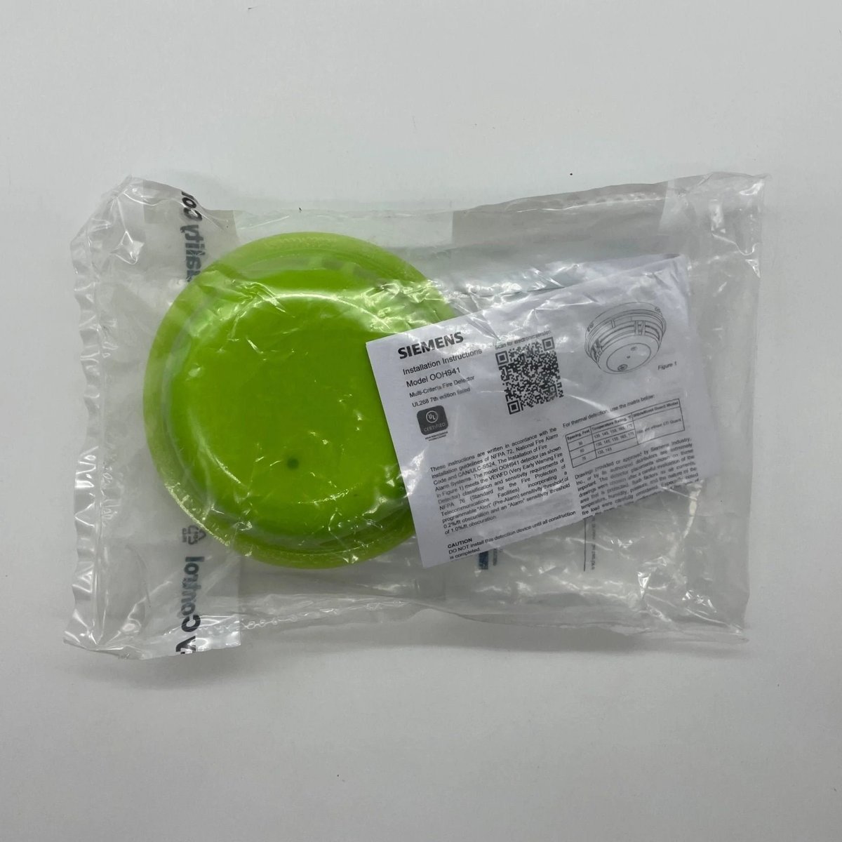 Siemens Industry FDOOT441 and OOH941 approved as all of the following; heat detector, smoke detector, for use in Category 1, 2, and 3 spaces.