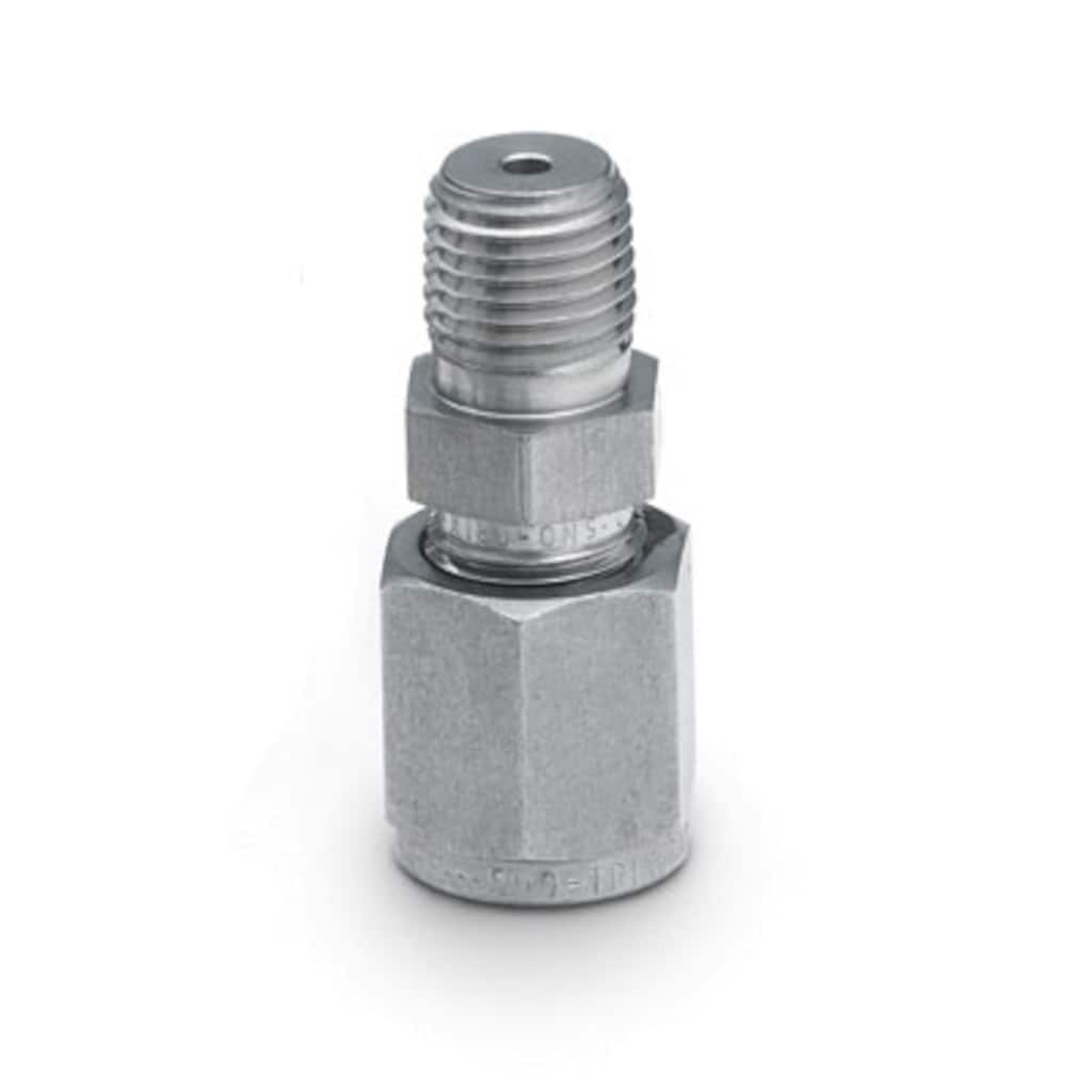 Swagelok 316 Stainless Steel High Pressure Fitting, 1/4 in. Swagelok Fitting x 1/4 in. Male NPT