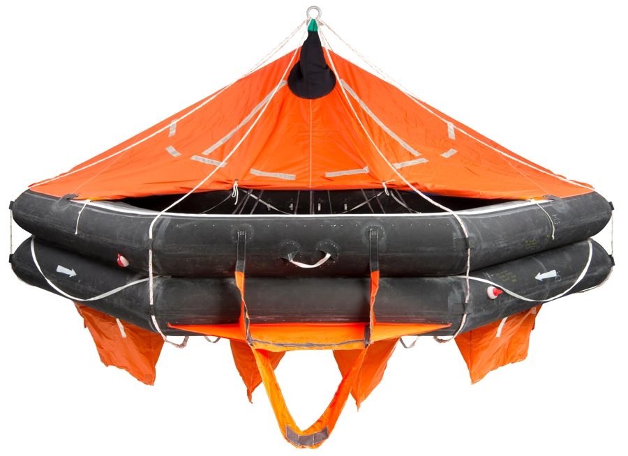 Viking Life-Saving Equipment Type 20 IBA, 20-person capacity inflatable buoyant apparatus.