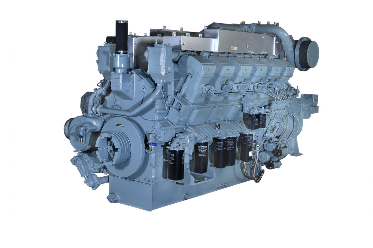 Mitsubishi S12R-MPTA Marine GenSet
