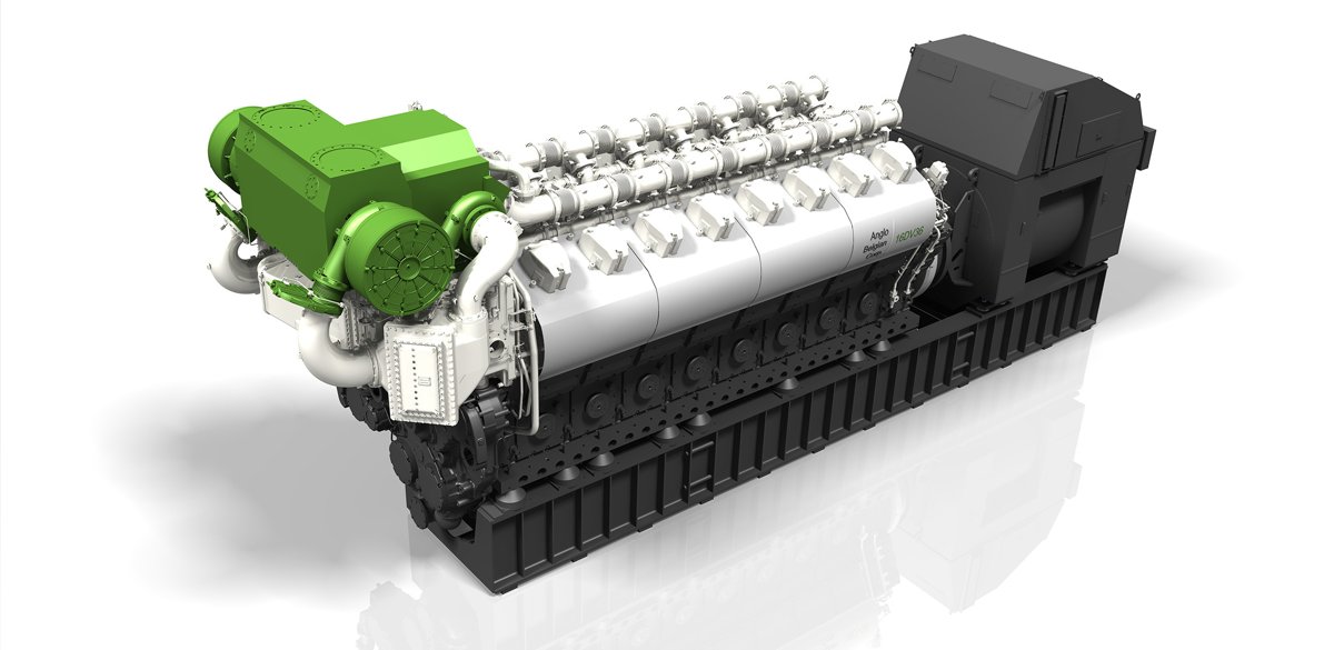 Anglo Belgian 16DV36 genset