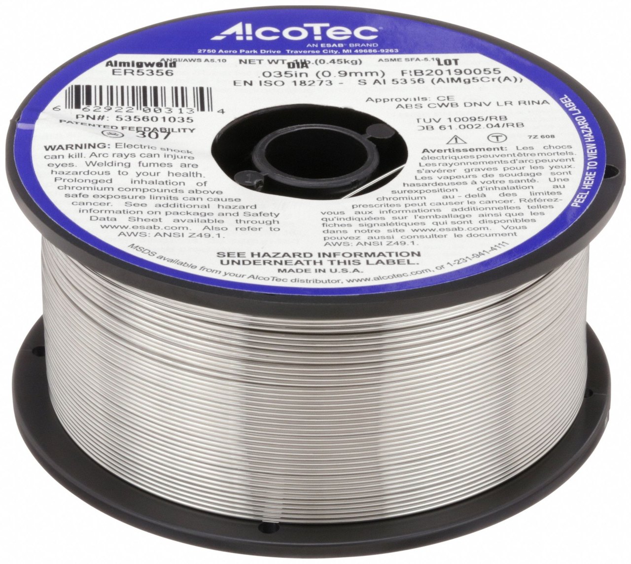 AlcoTec Wire Corporation ALMIGWELD ER 5356 / I1